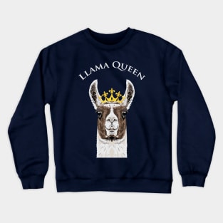 Llama Queen Crewneck Sweatshirt